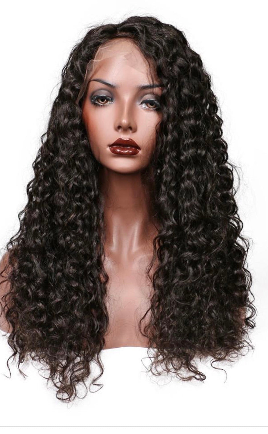 Peruvian 
Deep Wave Lace Frontal Wig